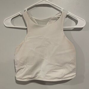 lululemon athletica Cream Crop Top
